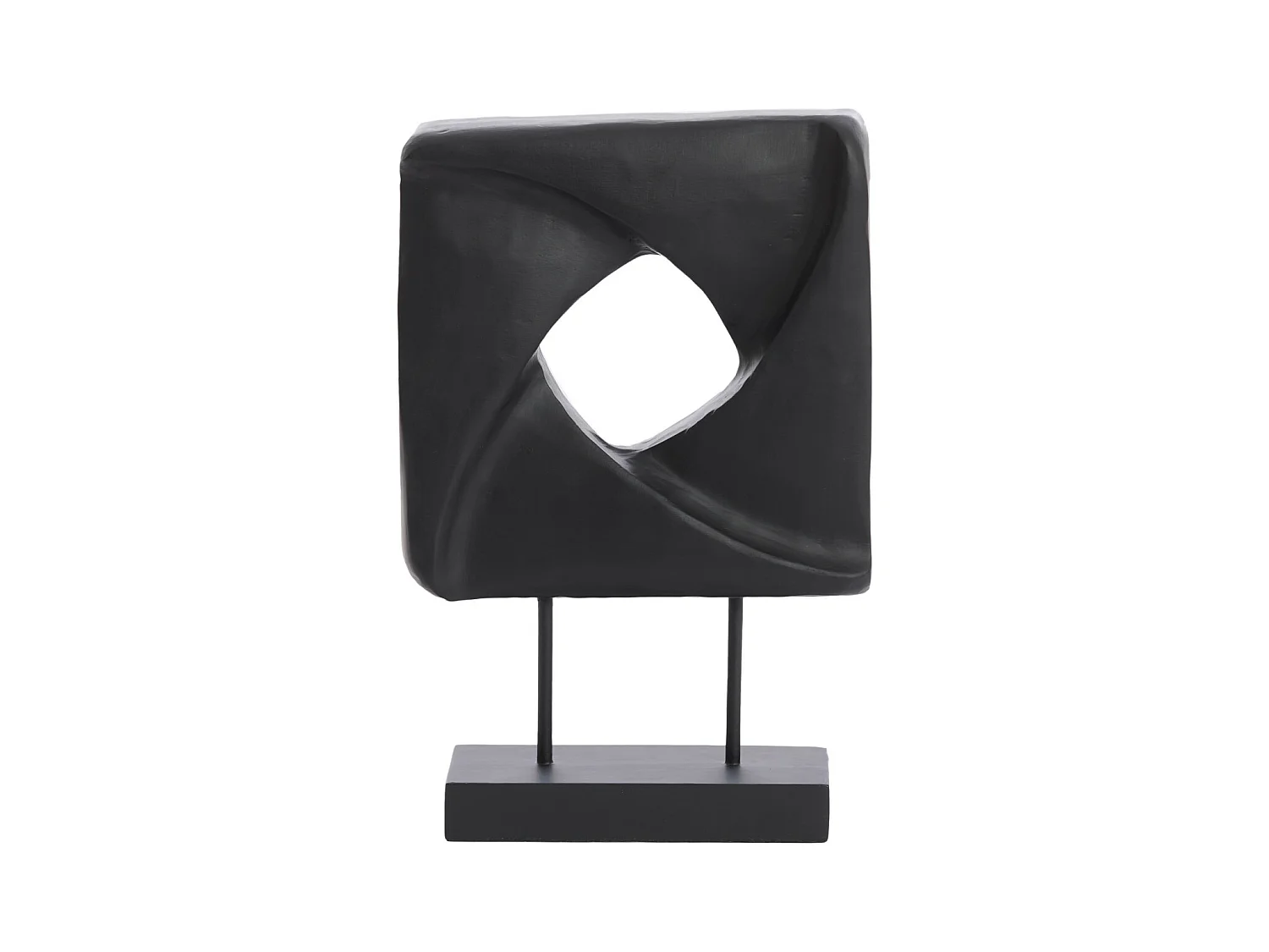 Ornement ZARATE - 26x9x38,5cm - Noir