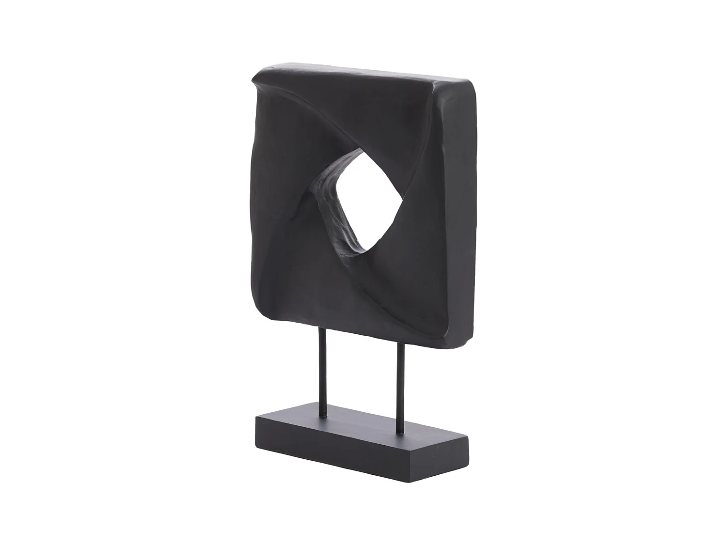 Ornement ZARATE - 26x9x38,5cm - Noir