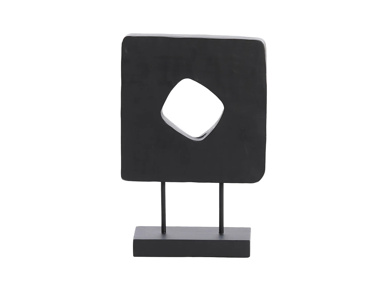 Ornement ZARATE - 26x9x38,5cm - Noir