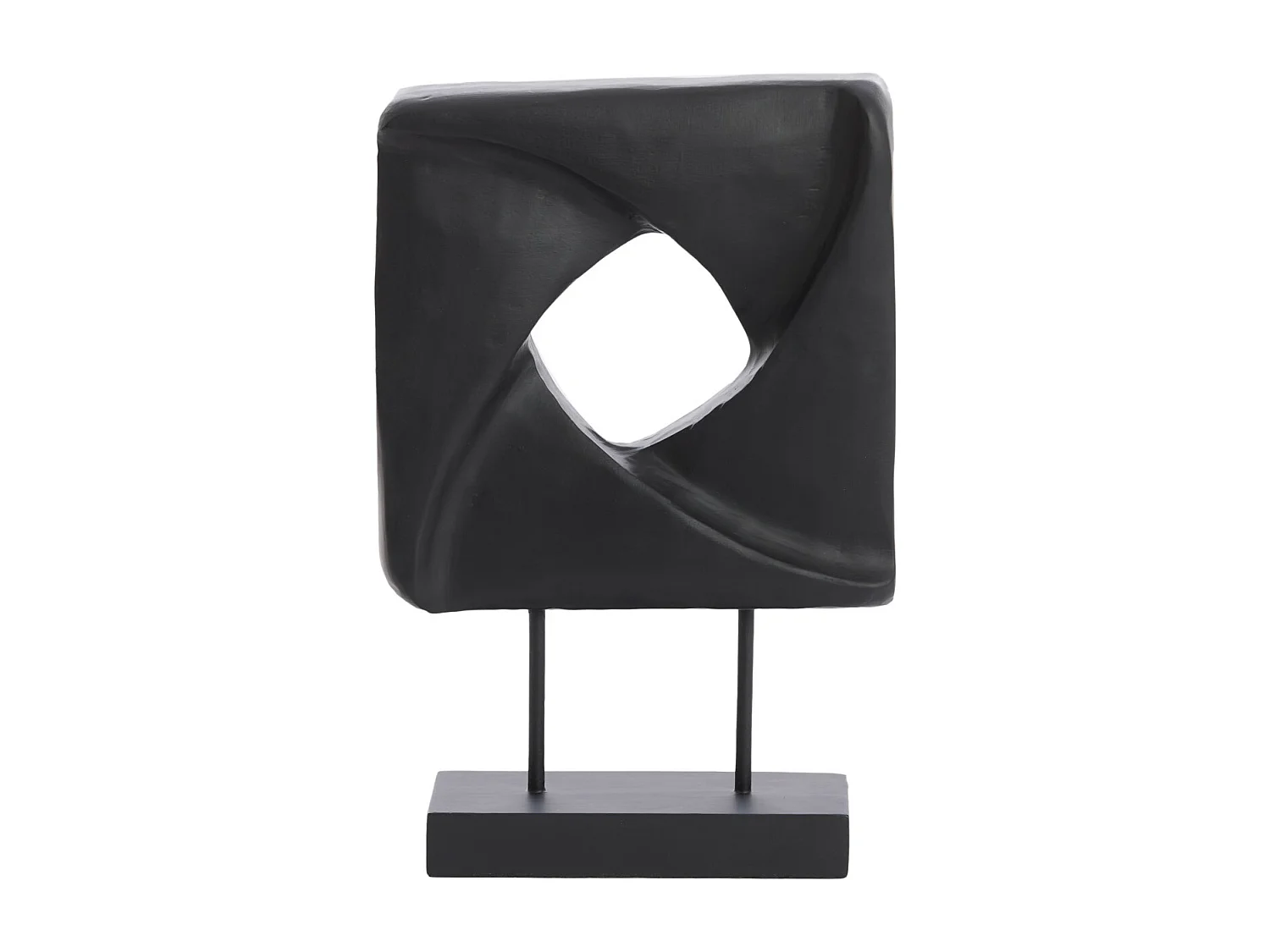 Ornement ZARATE - 26x9x38,5cm - Noir