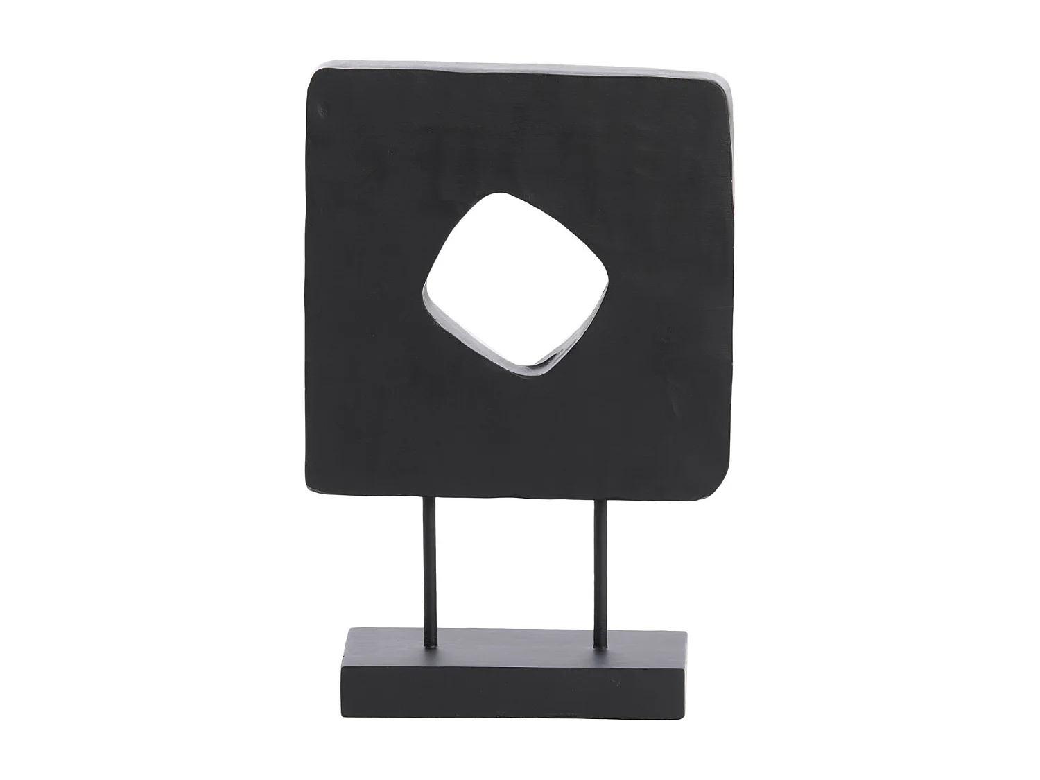 Ornement ZARATE - 26x9x38,5cm - Noir
