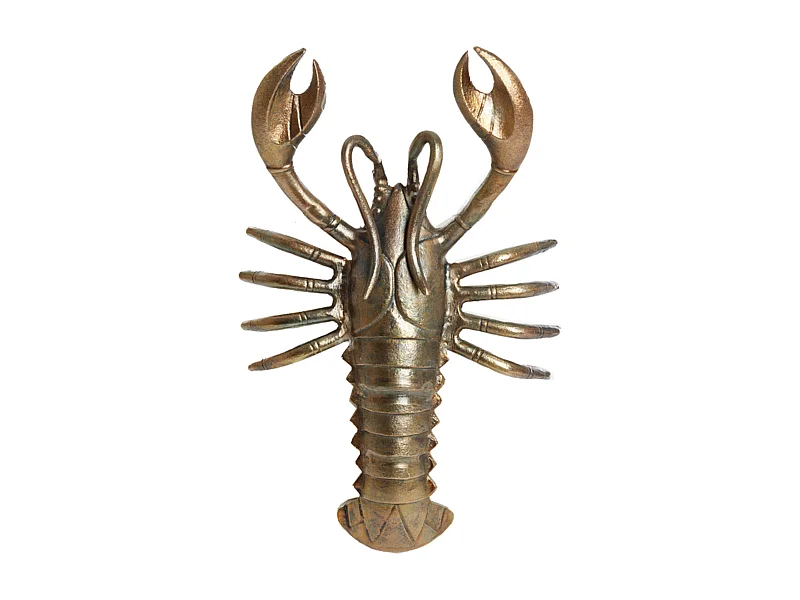 Ornament LOBSTER - 50x32x15cm - Brons