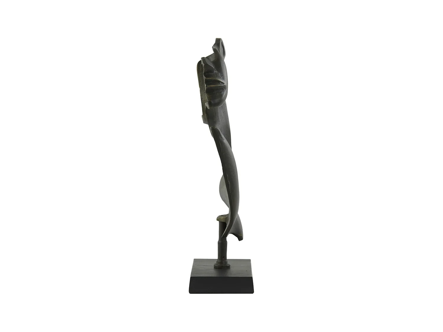 Ornement FACE - 23x11x45cm - Bronze