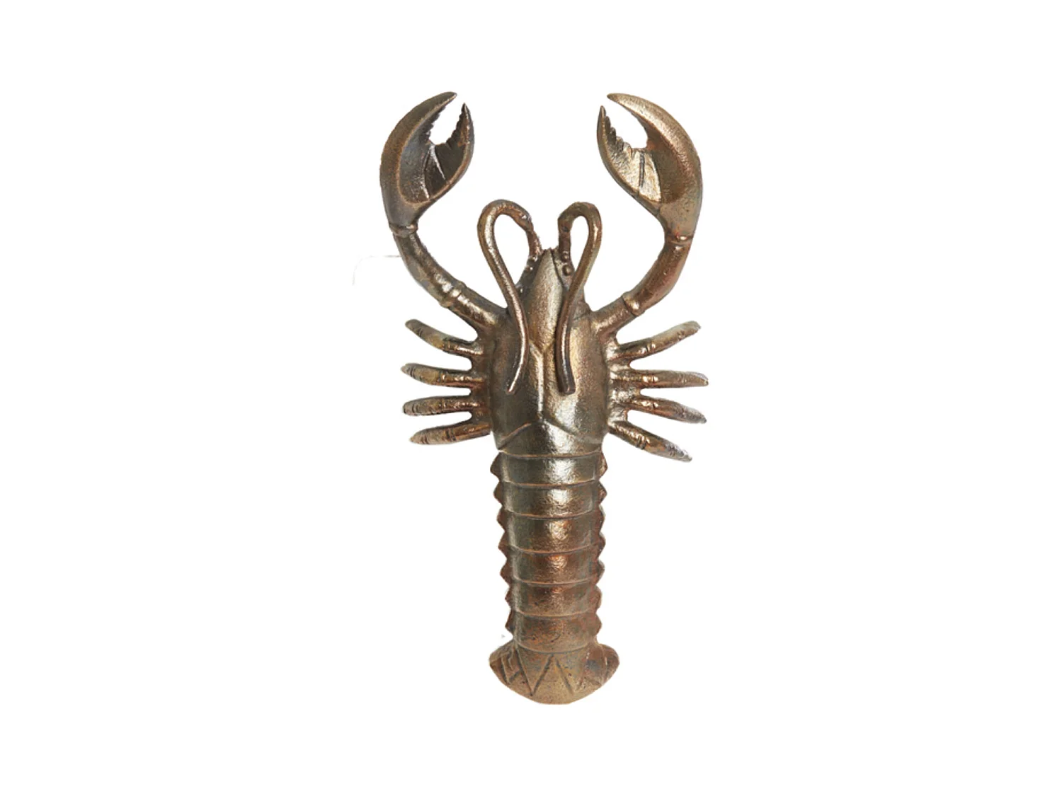 Ornement HOMARD - 37x19x10cm - Bronze