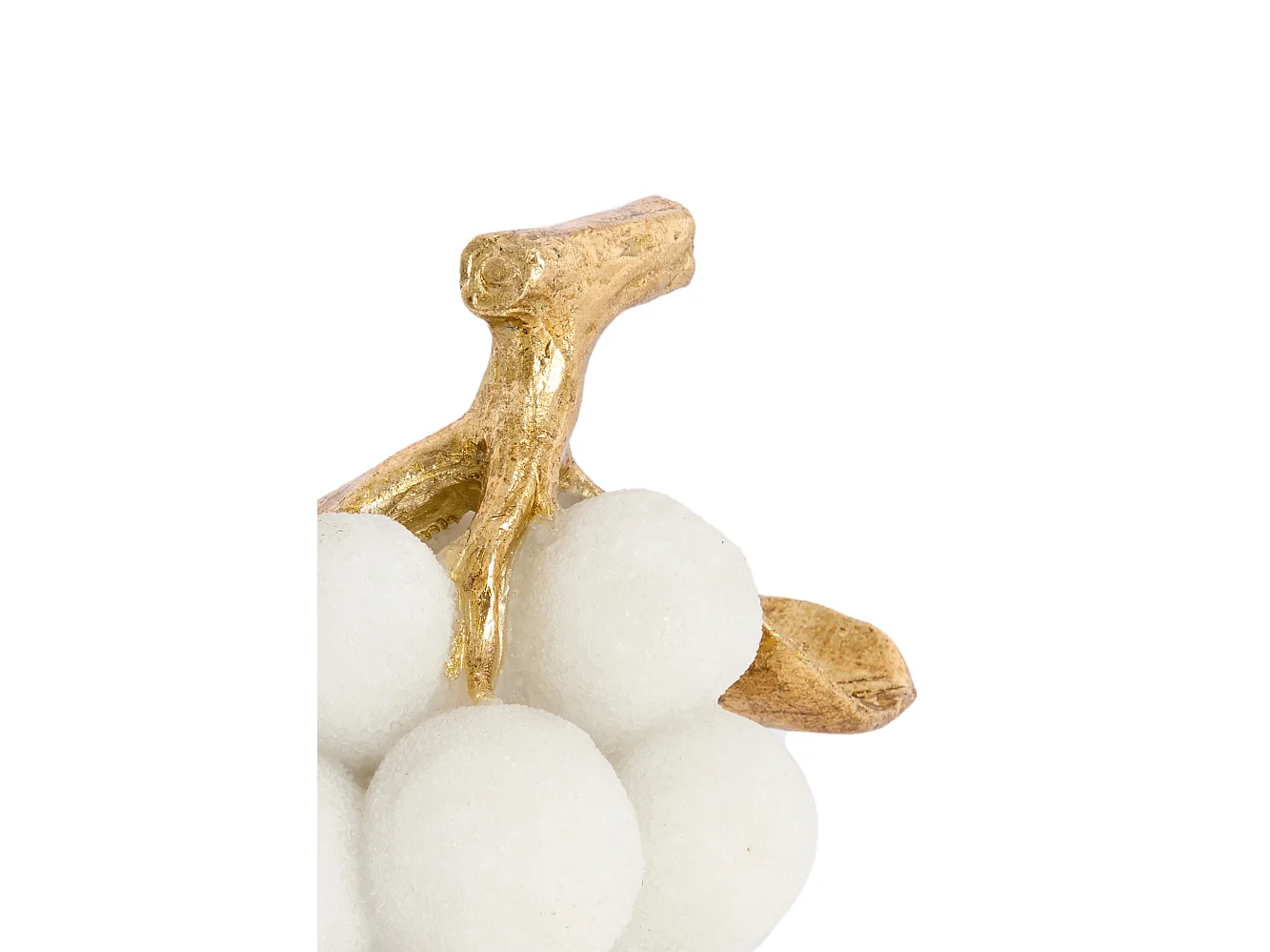 Ornement JAGODY - 24x14x16,5cm - Blanc