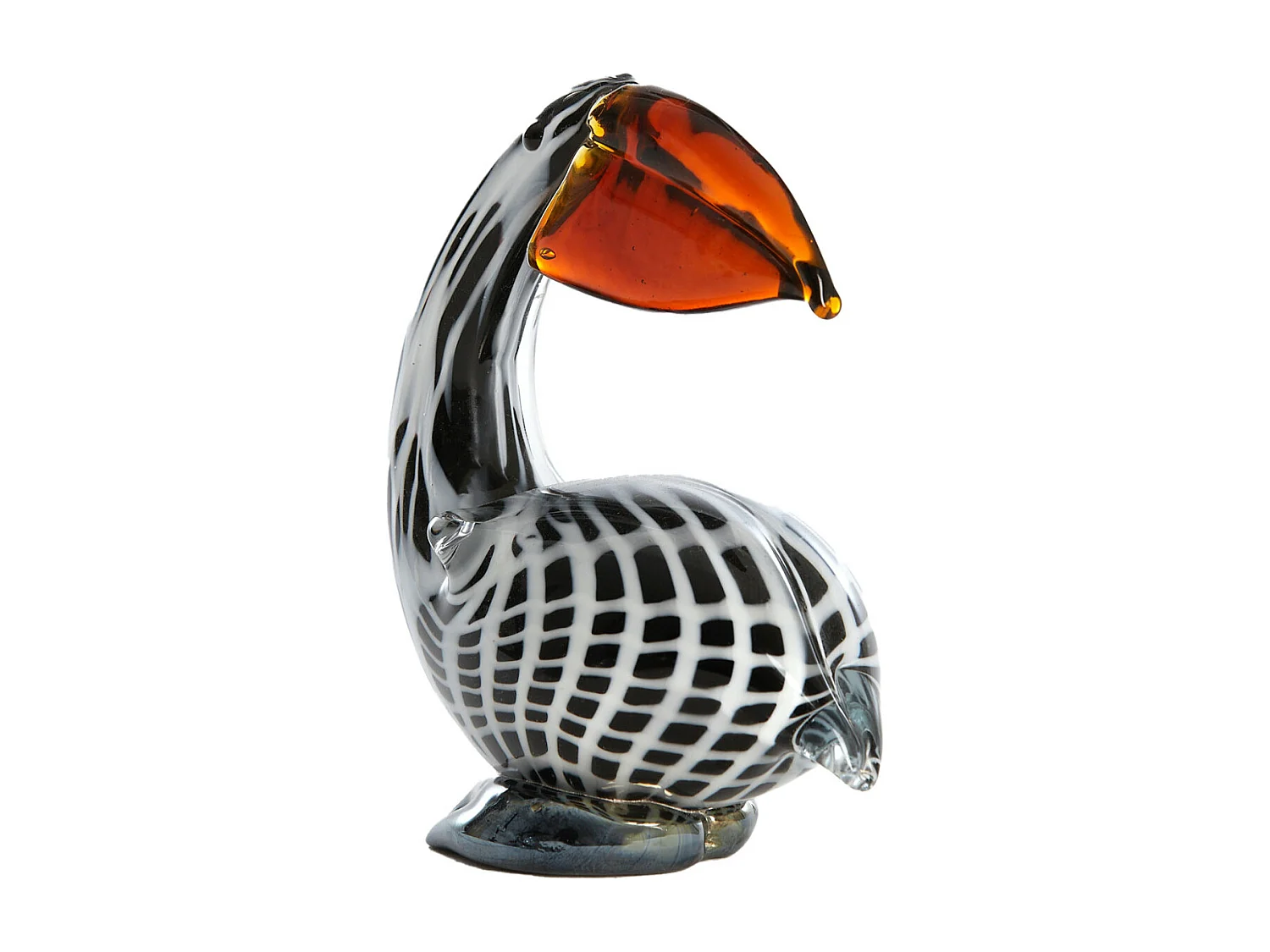 Ornement PELICAN - 13x7x16,5cm - Noir