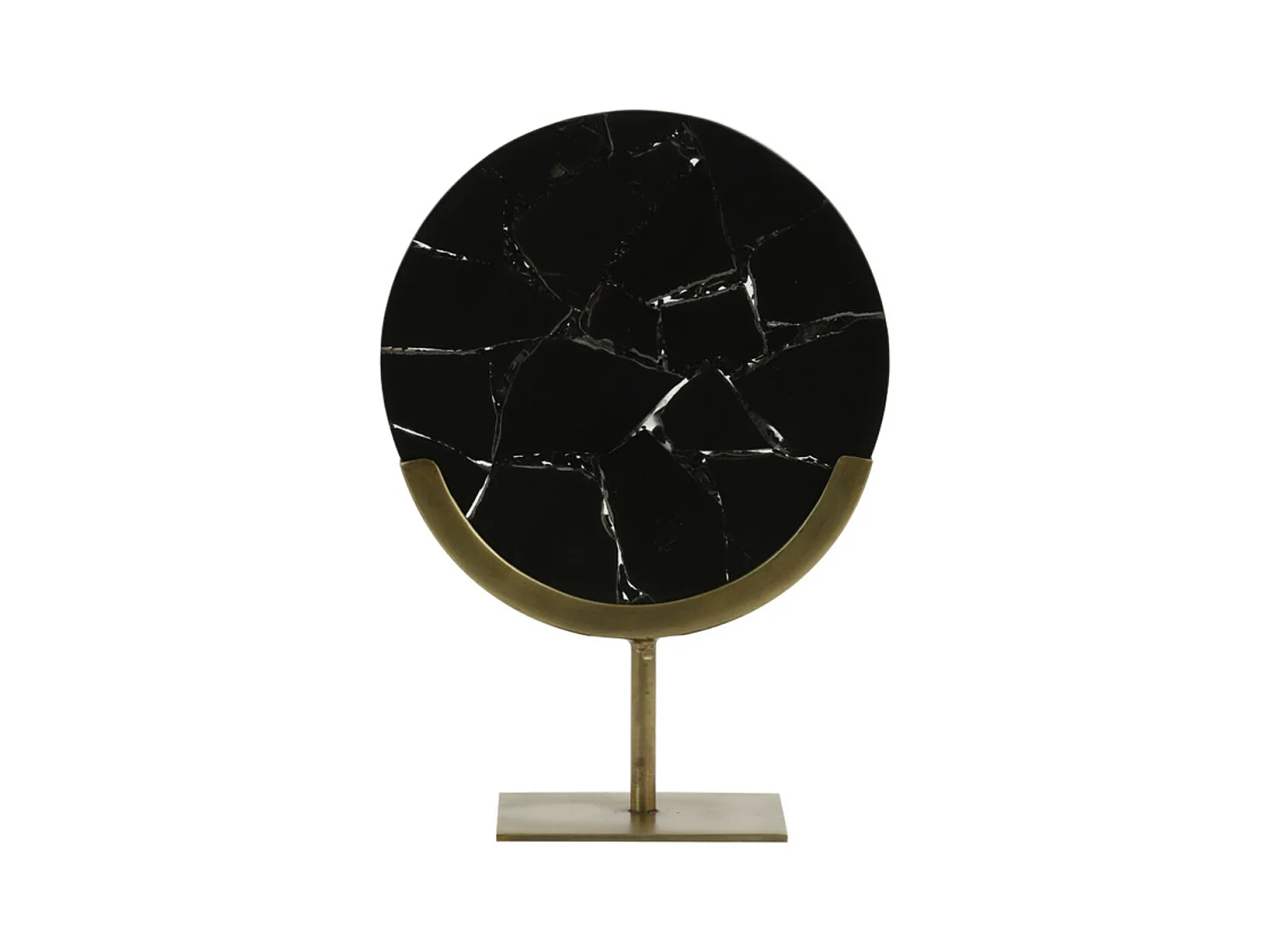 Ornement GOUYA - 25x10x35cm - Noir