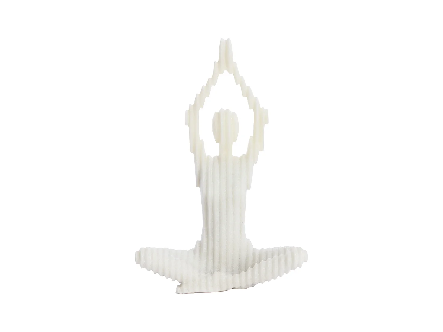 Ornament ZENNA - 28x17x41.5cm - Wit