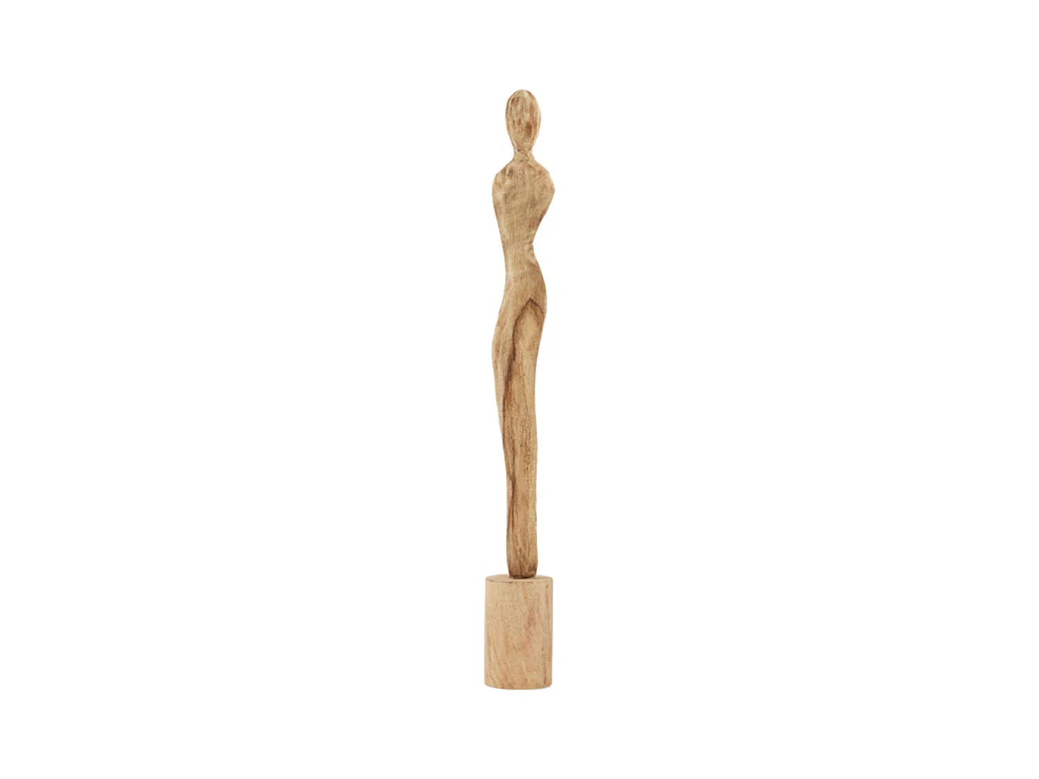 Ornement KATOPA - Ø7,5x66cm - Marron