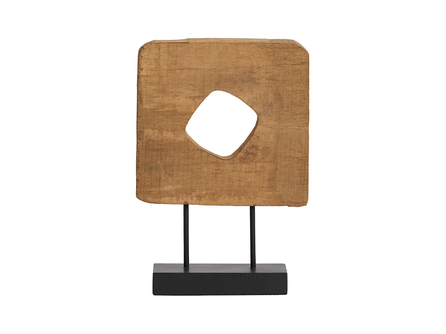 Ornement ZARATE - 26x9x38,5cm - Marron