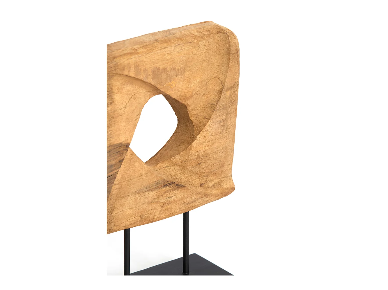 Ornement ZARATE - 26x9x38,5cm - Marron