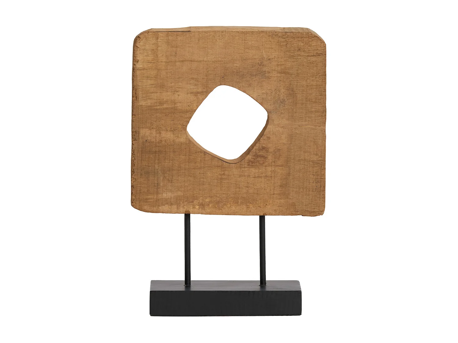 Ornement ZARATE - 26x9x38,5cm - Marron