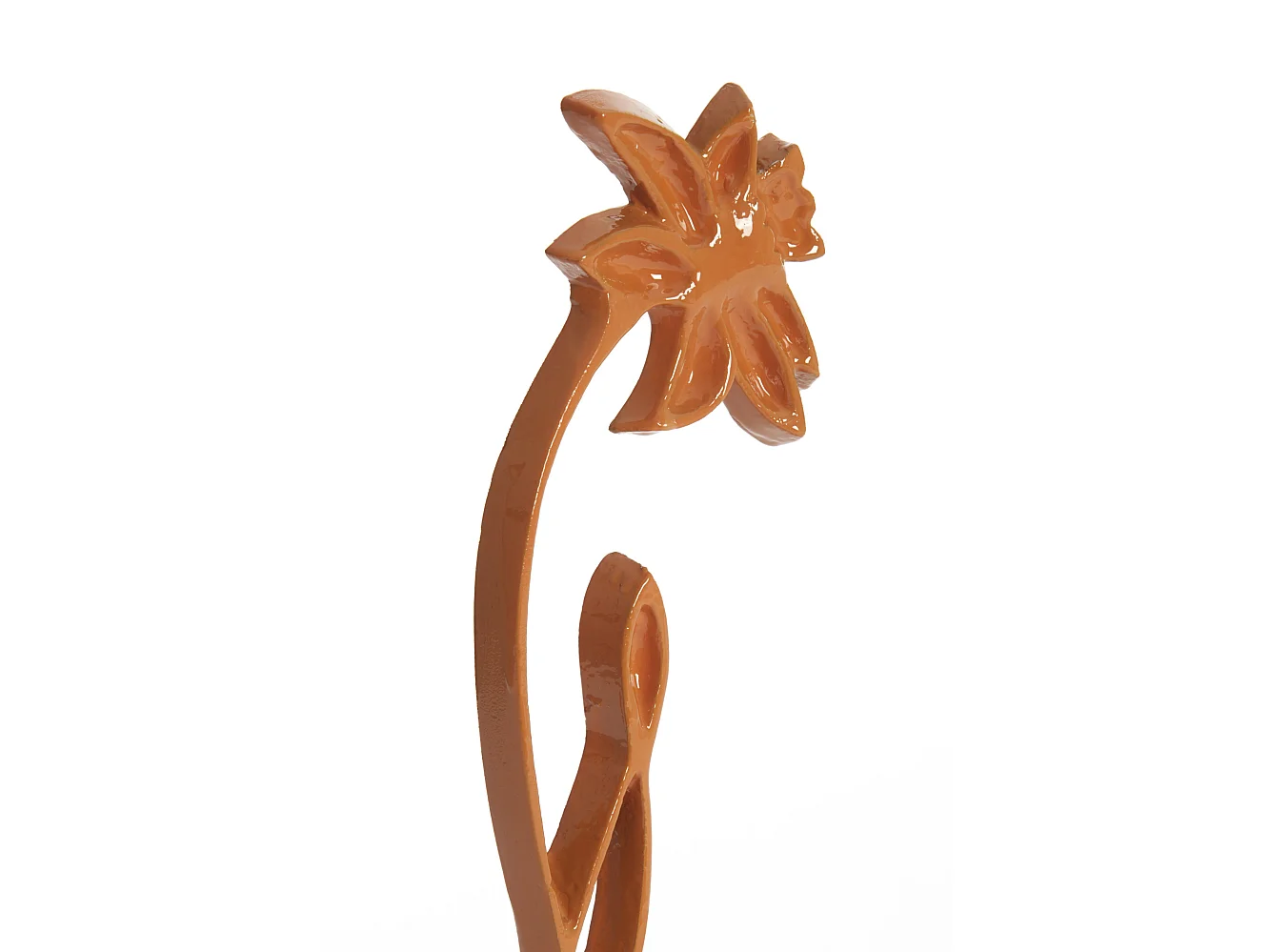 Ornement JONQUILLE - 12x7,5x40cm - Orange