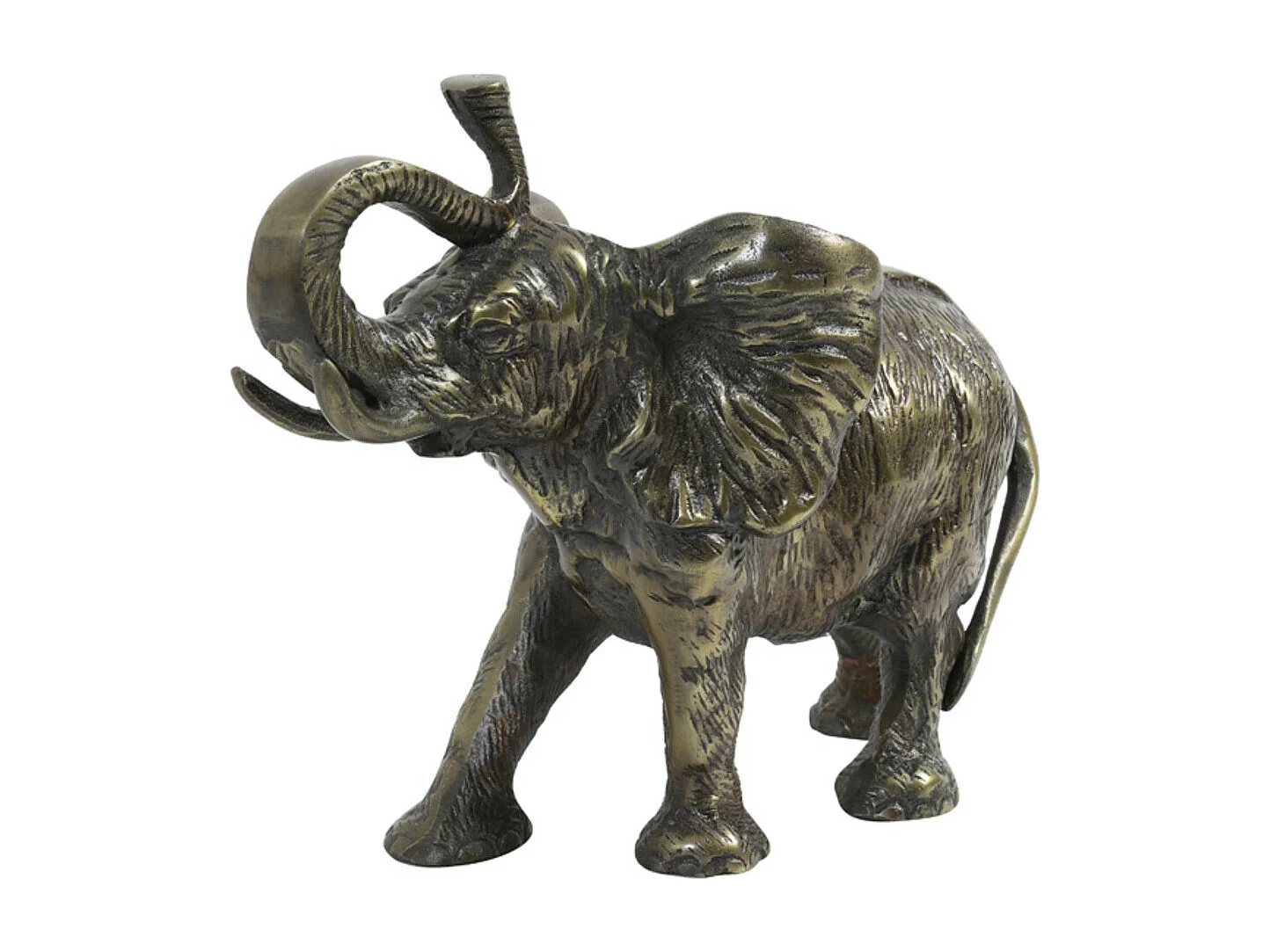 Ornament WANYAMA - 36x17x30cm - Brons