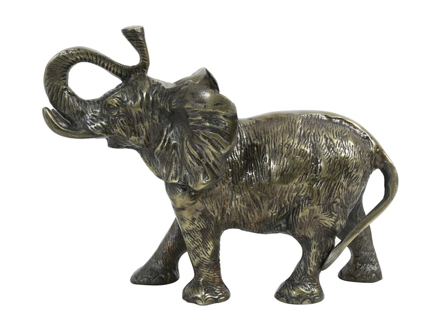 Ornament WANYAMA - 36x17x30cm - Brons