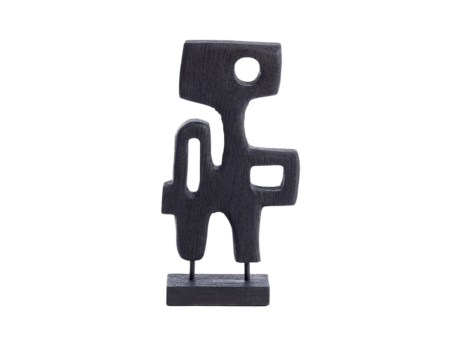 Ornement SALA - 20x9,5x38,5cm - Noir