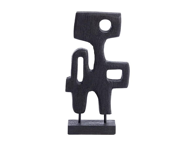 Ornement SALA - 20x9,5x38,5cm - Noir