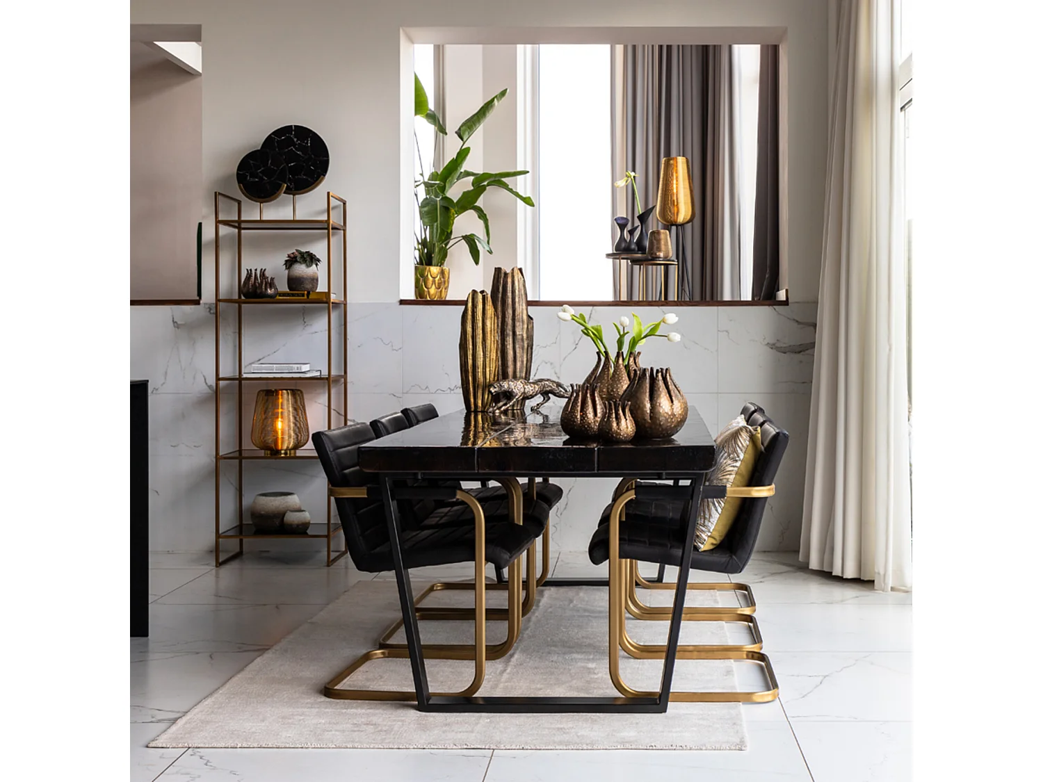 Ornament SISOKO - 50x10x12cm - Bronze