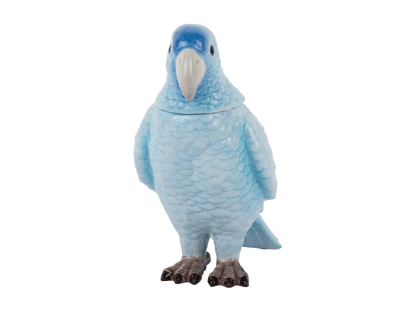 Bocal de rangement Oiseau - Bleu doux