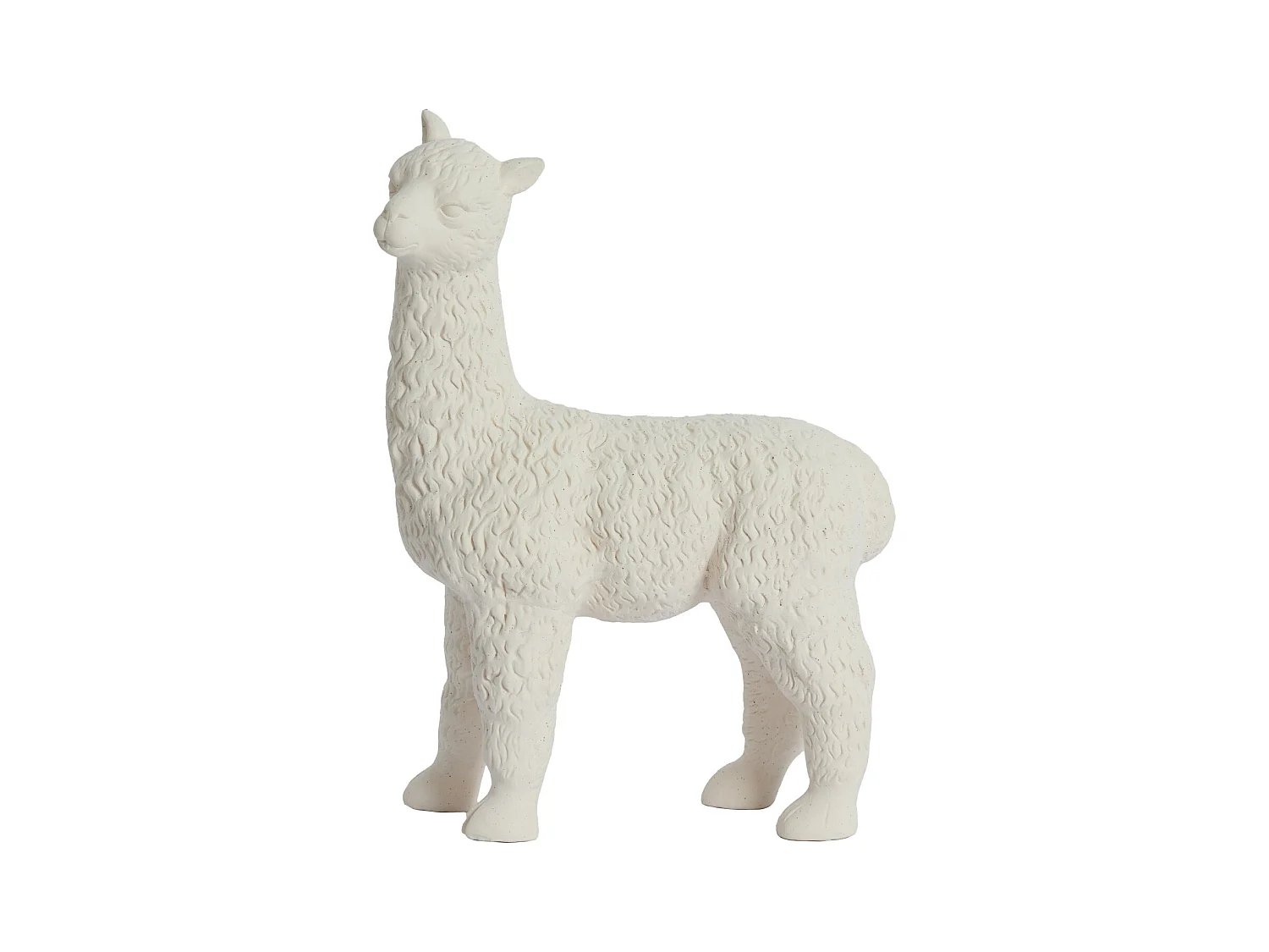 Ornement ALPACA - 29x13x39cm - Blanc