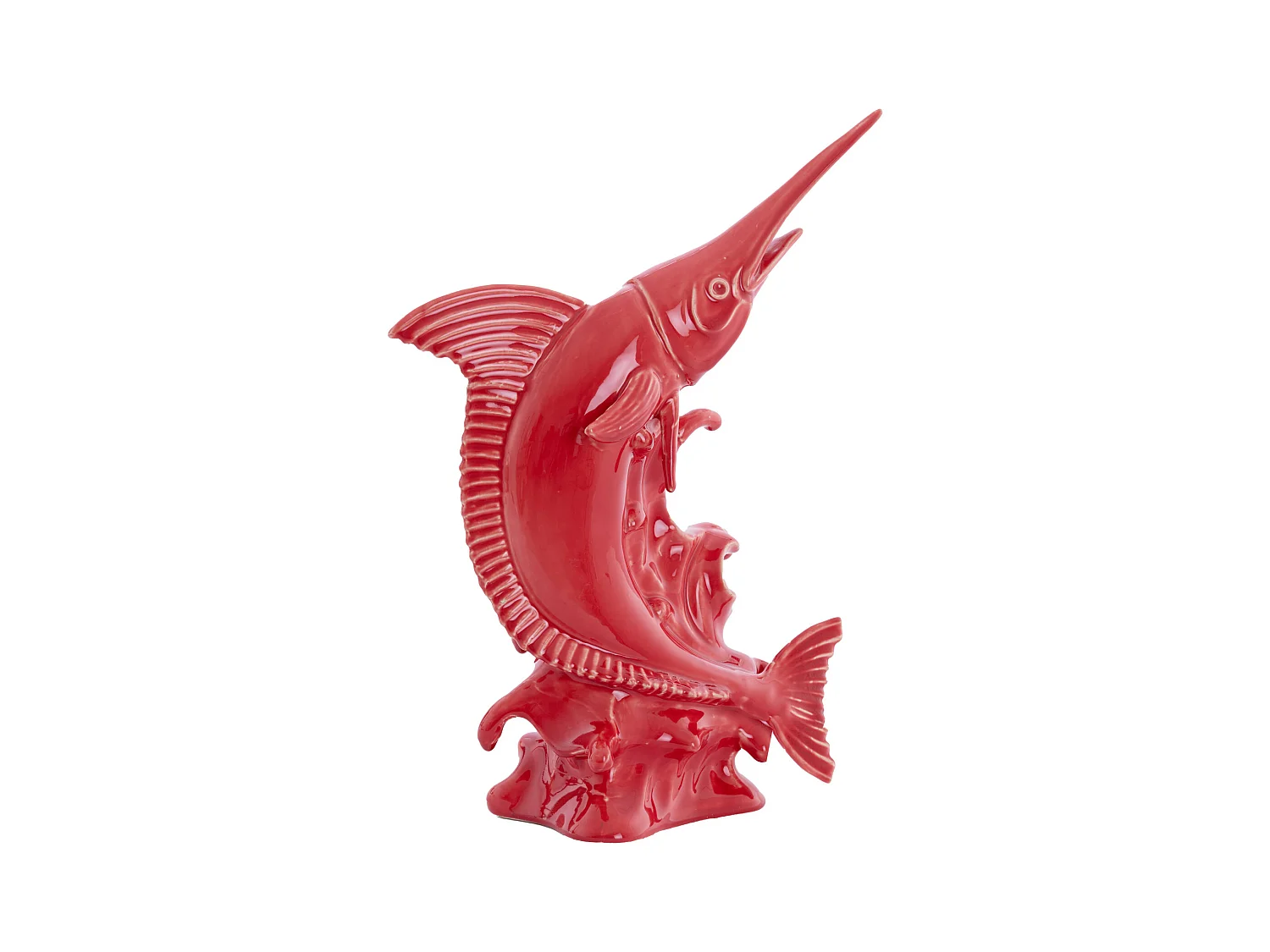 Adorno PEZ ESPADA - 33x16,5x43,5cm - Rojo