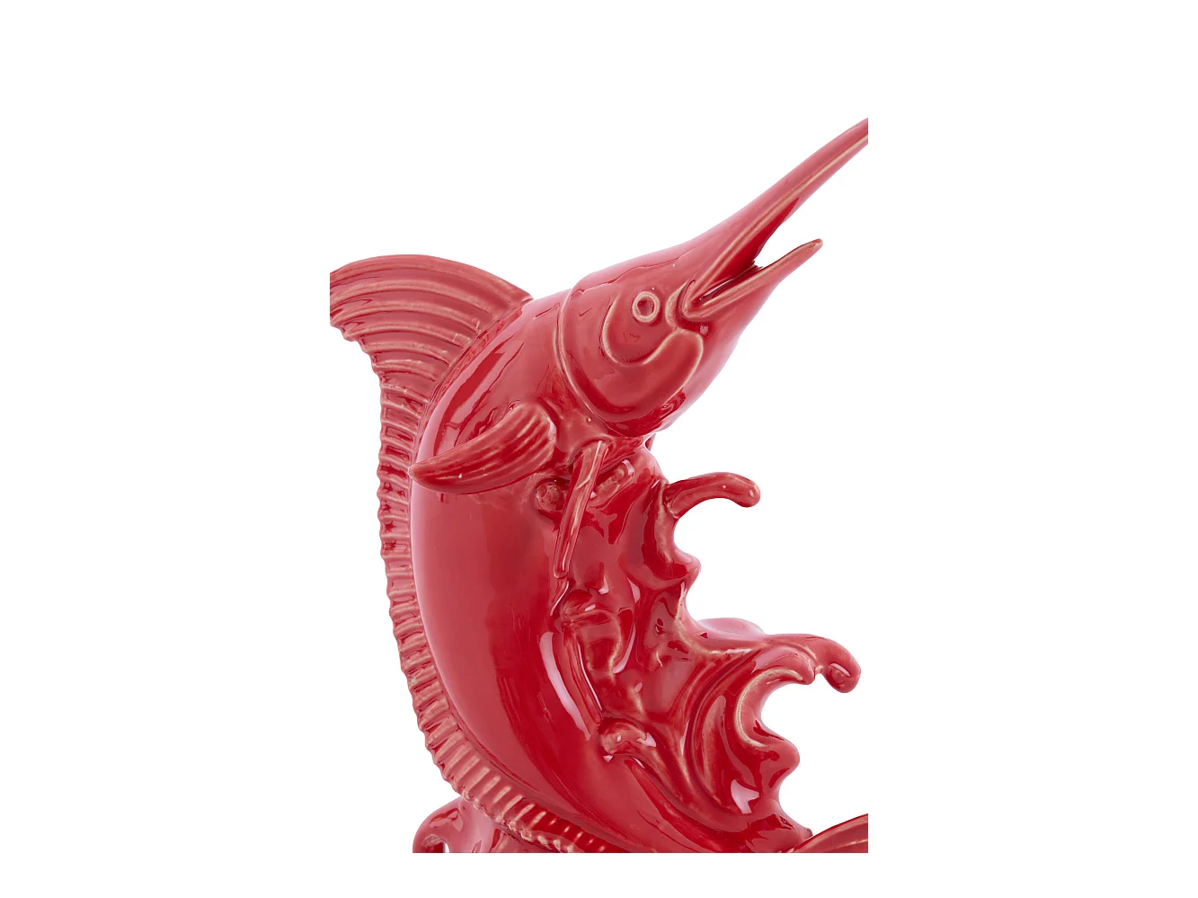 Adorno PEZ ESPADA - 33x16,5x43,5cm - Rojo