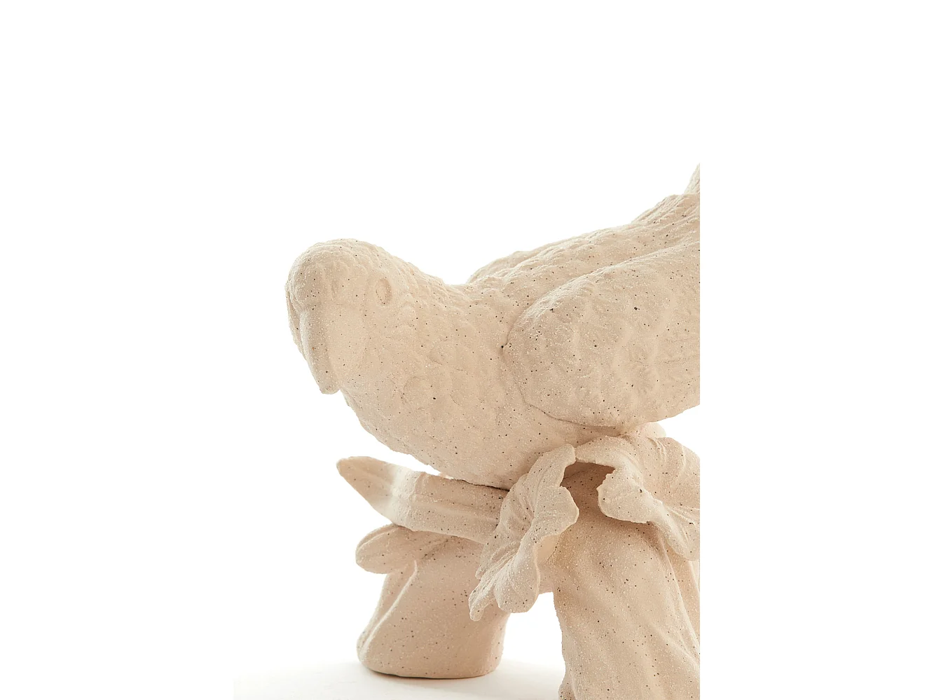 Adorno PÁJARO - 21,5x17x35cm - Blanco