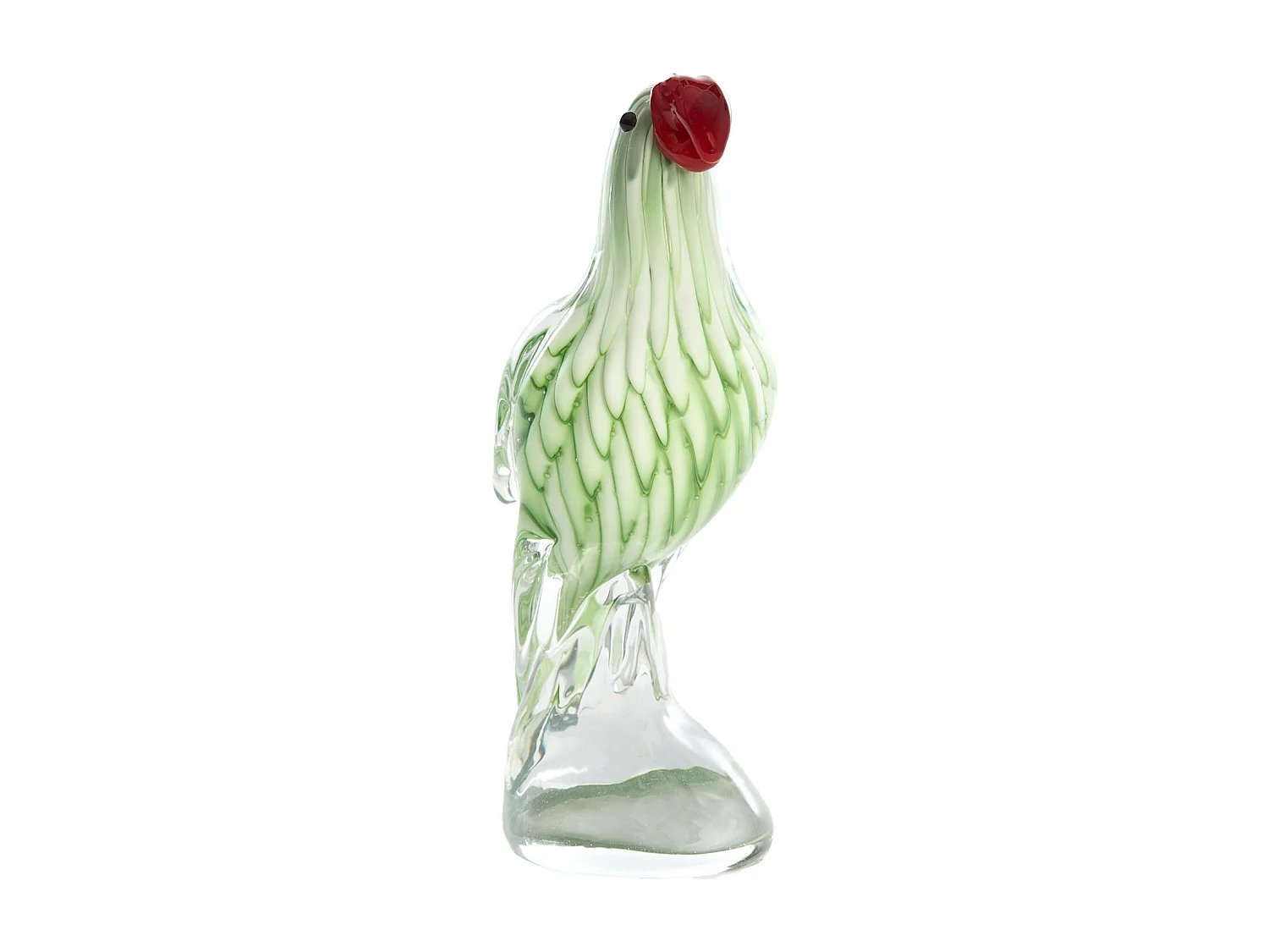 Ornement PERROQUET - 9x6,5x20cm - Vert