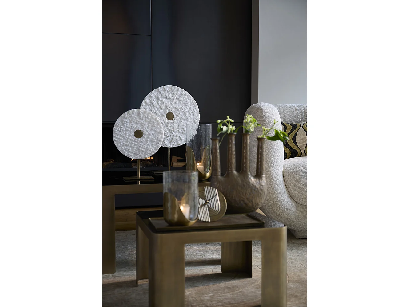 Ornement YVO - 25x10x35cm - Bronze