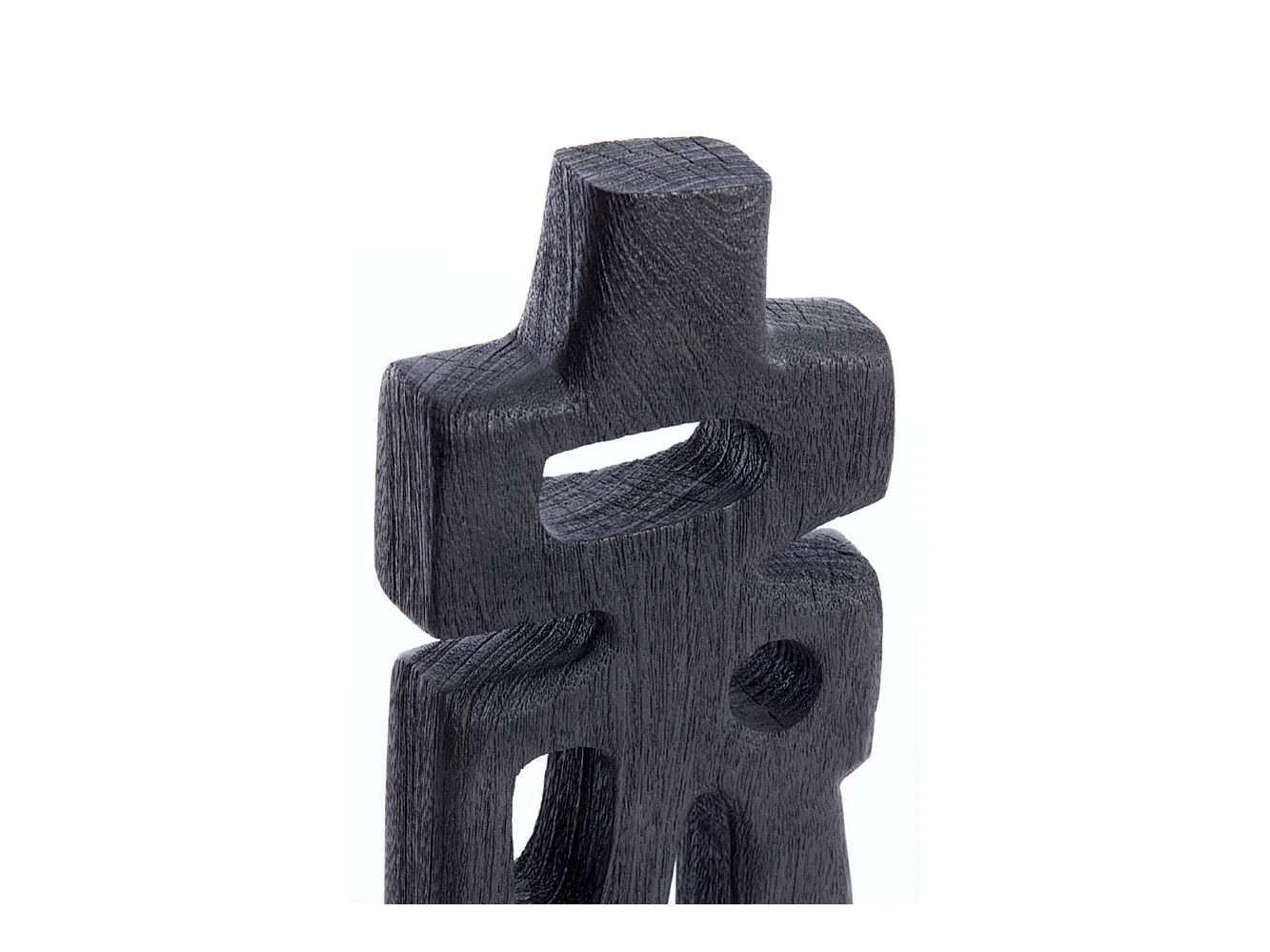 Ornement SILIA - 16x9x33cm - Noir