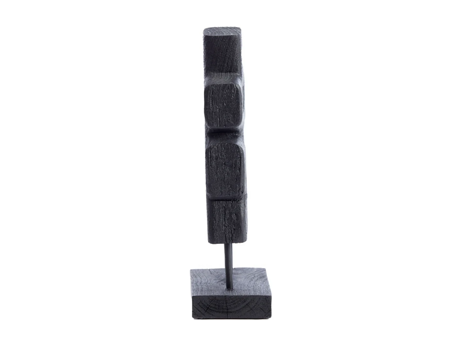 Ornement SILIA - 16x9x33cm - Noir