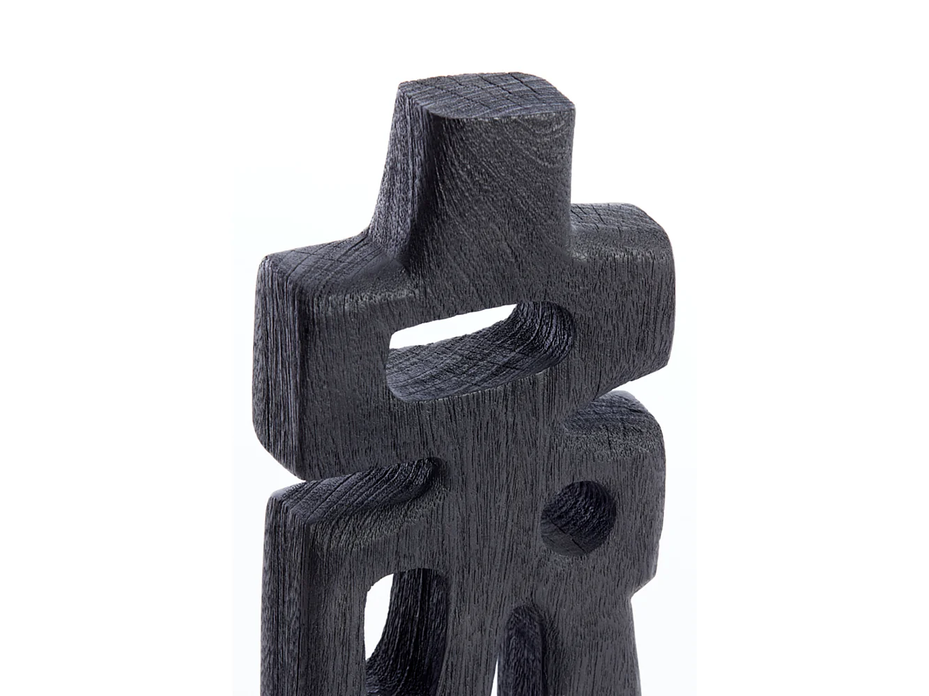 Ornement SILIA - 16x9x33cm - Noir