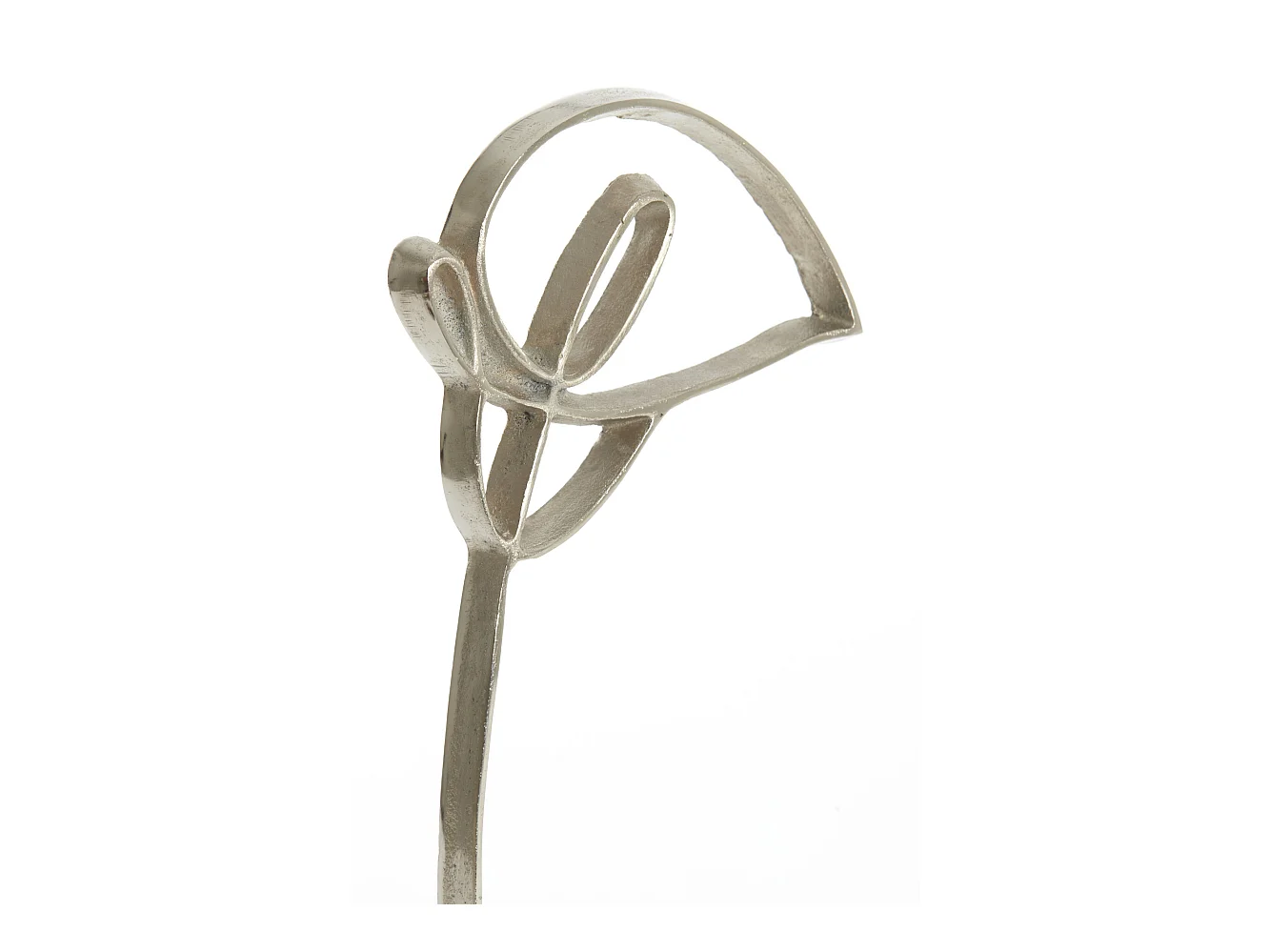 Ornement CALLA - 19x8x38cm - Argent