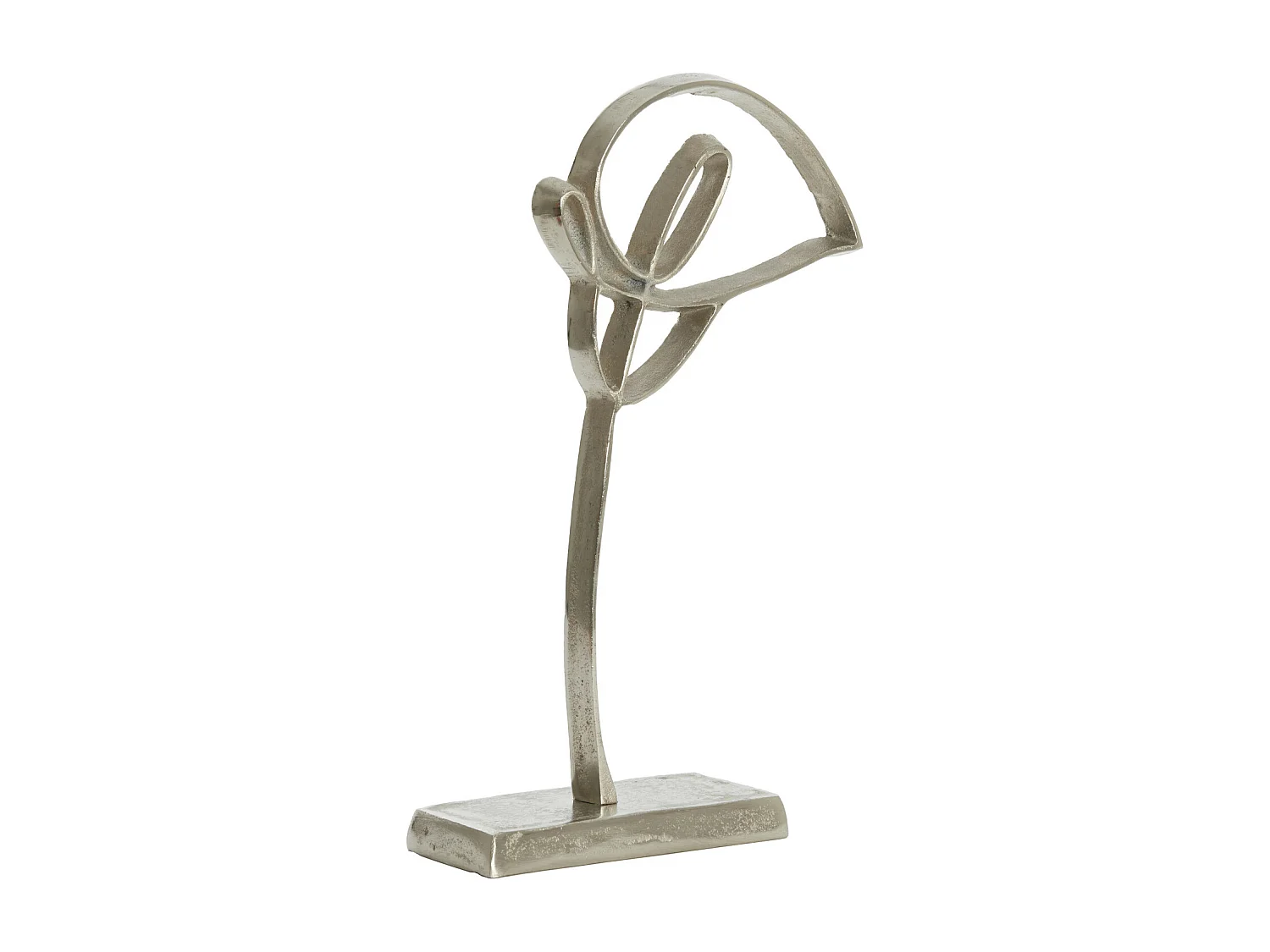 Ornement CALLA - 19x8x38cm - Argent