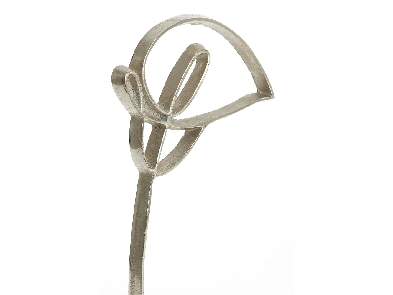 Ornement CALLA - 19x8x38cm - Argent