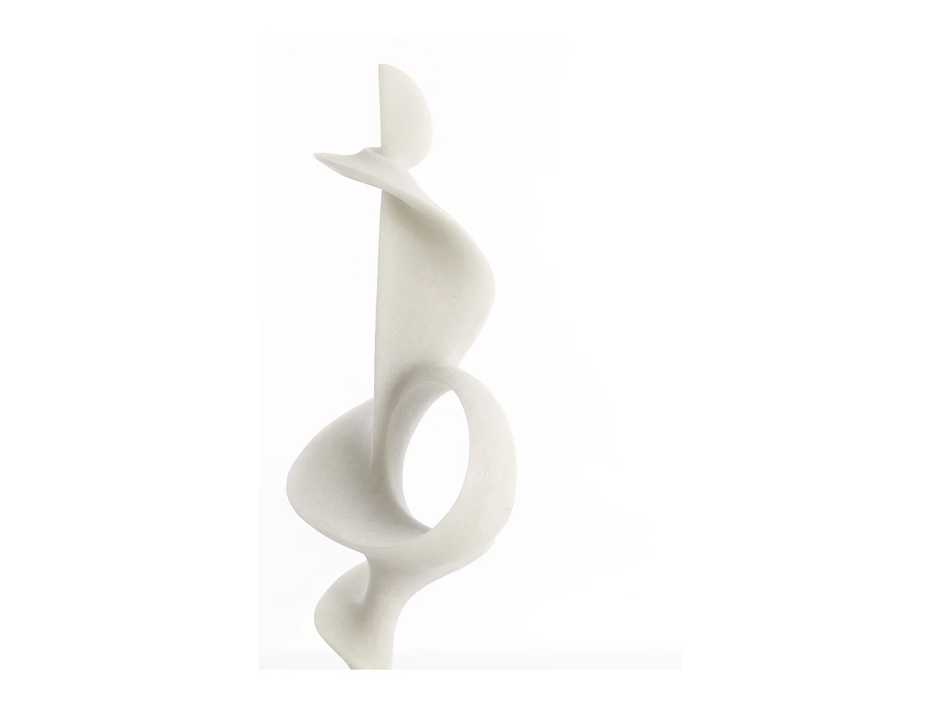 Ornement VUROT - 28x20x70cm - Blanc