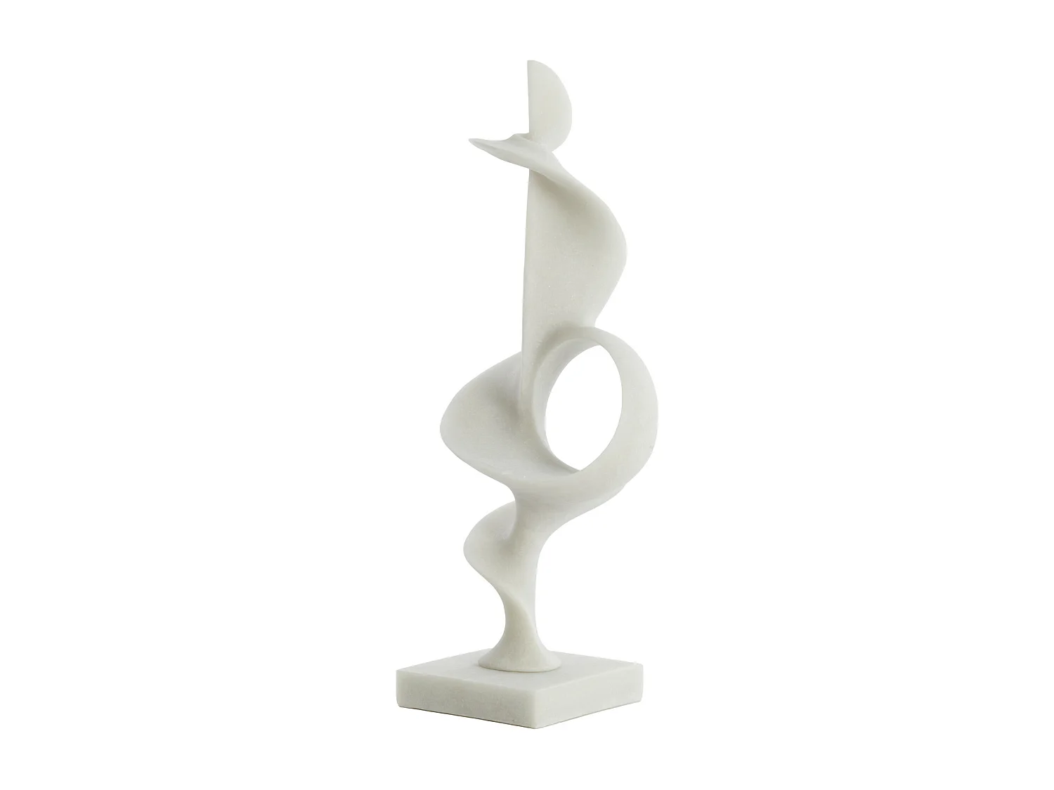 Ornement VUROT - 28x20x70cm - Blanc