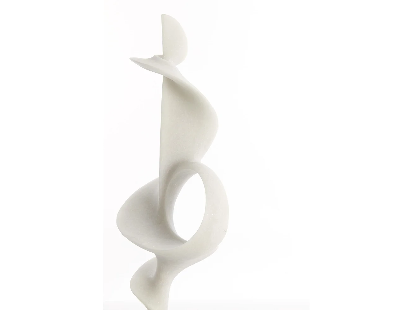 Ornement VUROT - 28x20x70cm - Blanc