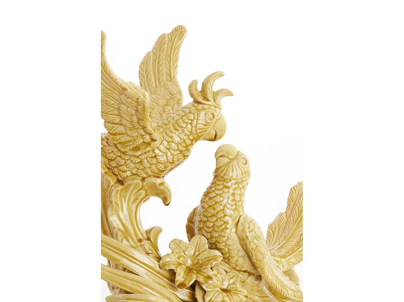 Adorno PÁJAROS - 43x21x43cm - Amarillo