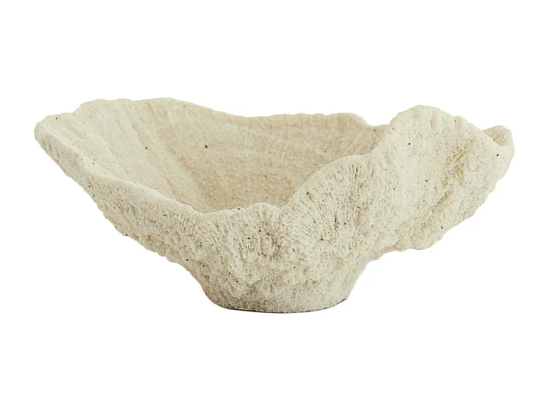 Ornement CORAIL - 25x23x11cm - Blanc