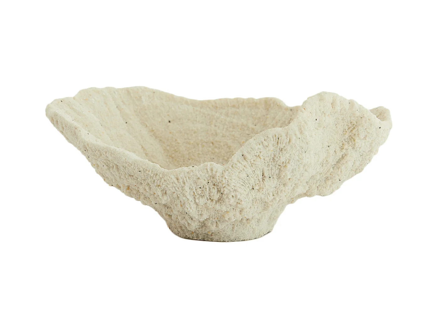 Ornament CORAL - 25x23x11cm - Wit