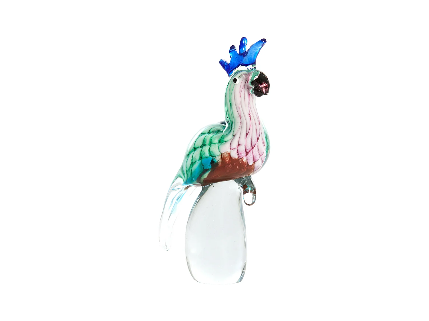 Ornement PERROQUET - 12x7,5x25cm - Vert