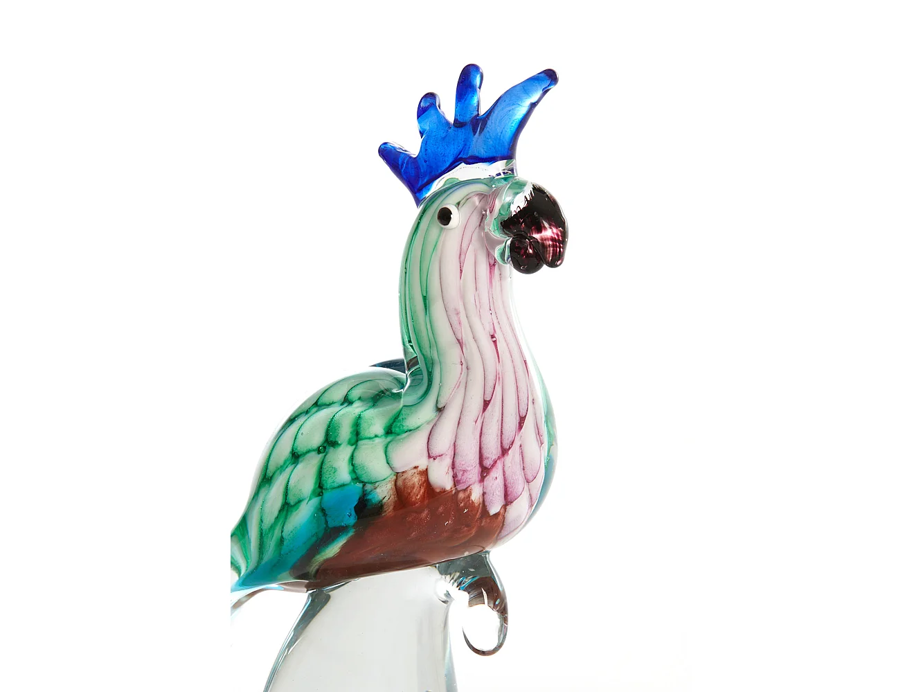 Ornement PERROQUET - 12x7,5x25cm - Vert