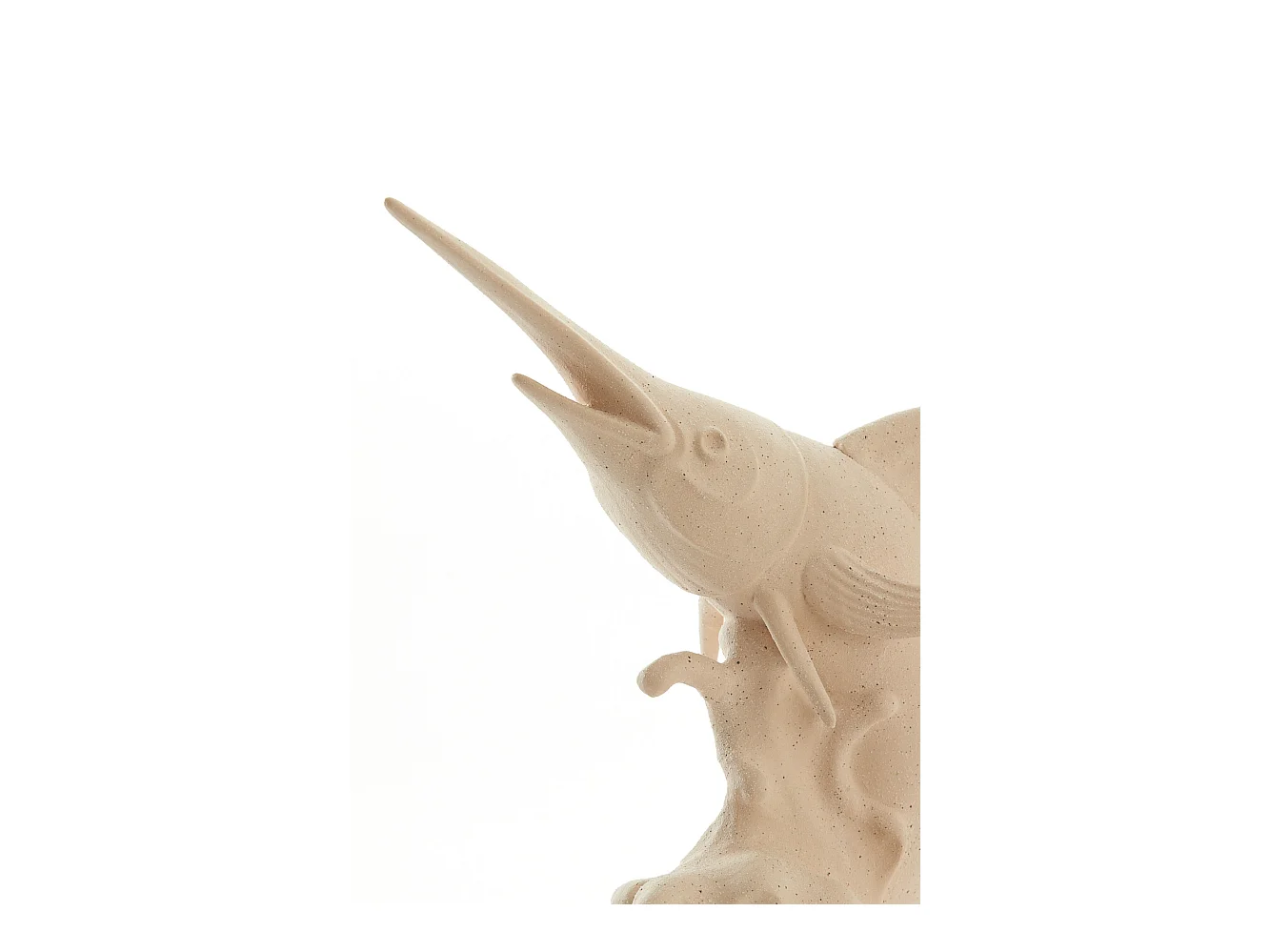 Ornement ESPADON - 33x16,5x43,5cm - Blanc