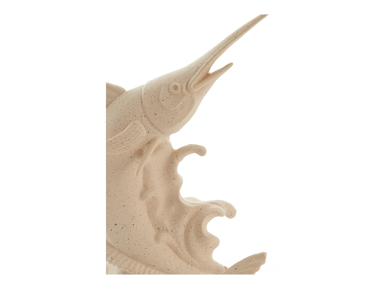 Ornement ESPADON - 33x16,5x43,5cm - Blanc