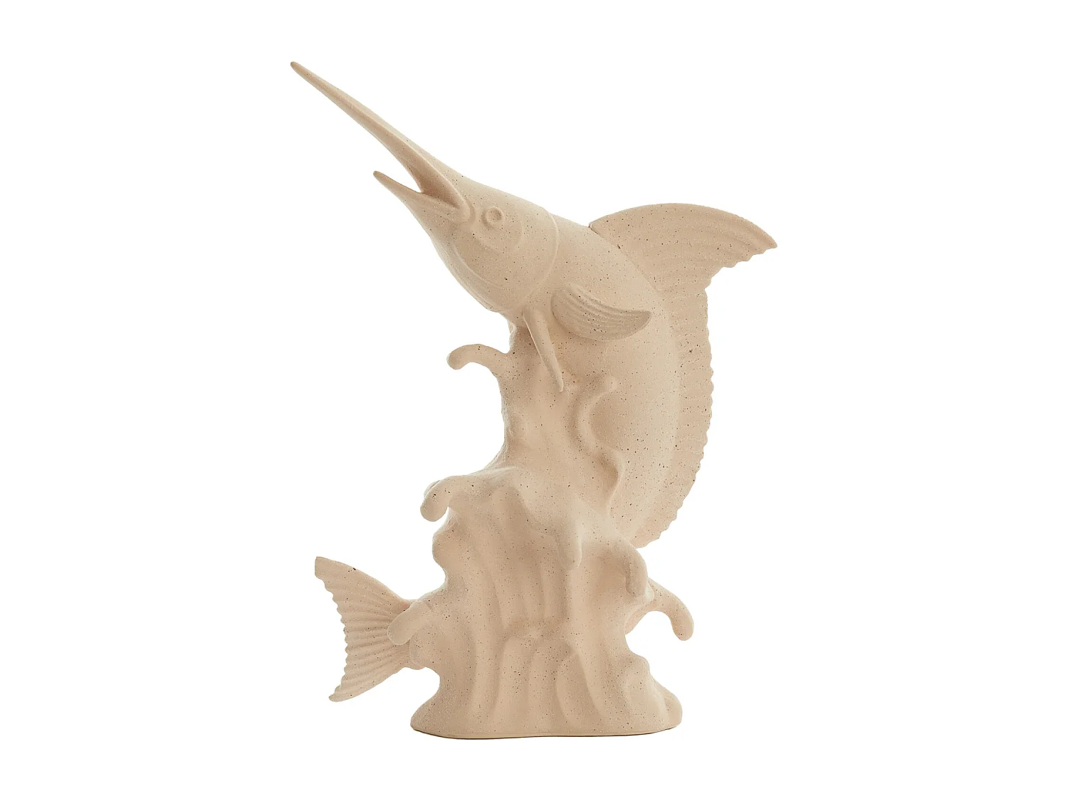 Adorno PEZ ESPADA - 33x16,5x43,5cm - Blanco