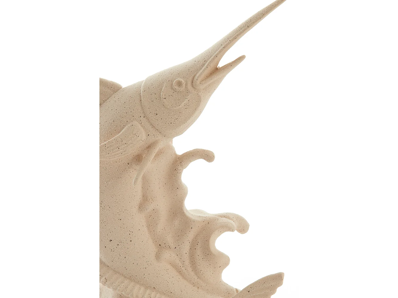 Adorno PEZ ESPADA - 33x16,5x43,5cm - Blanco