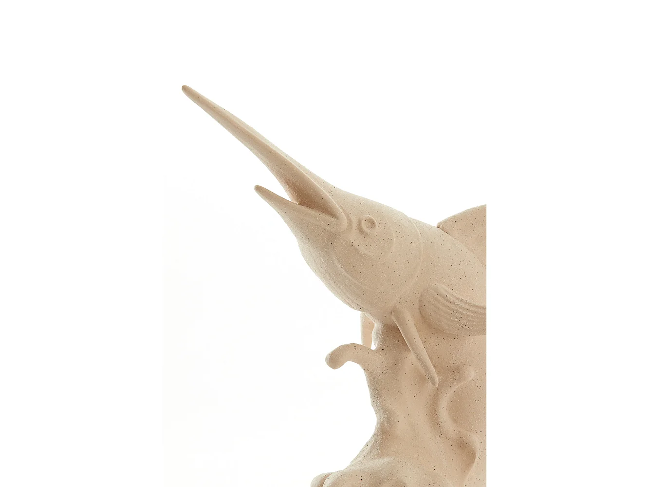 Adorno PEZ ESPADA - 33x16,5x43,5cm - Blanco