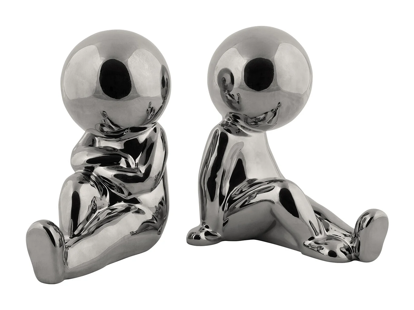 Bookend Joey - Chrome plated