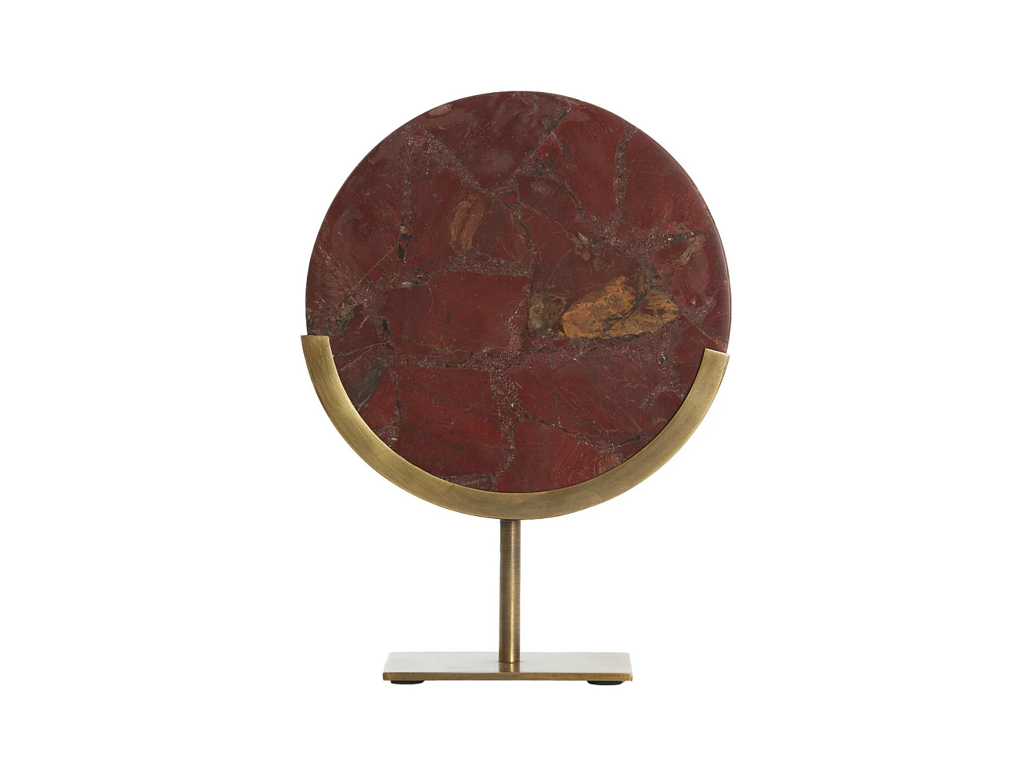 Ornement GOUYA - 25x10x35cm - Rouge